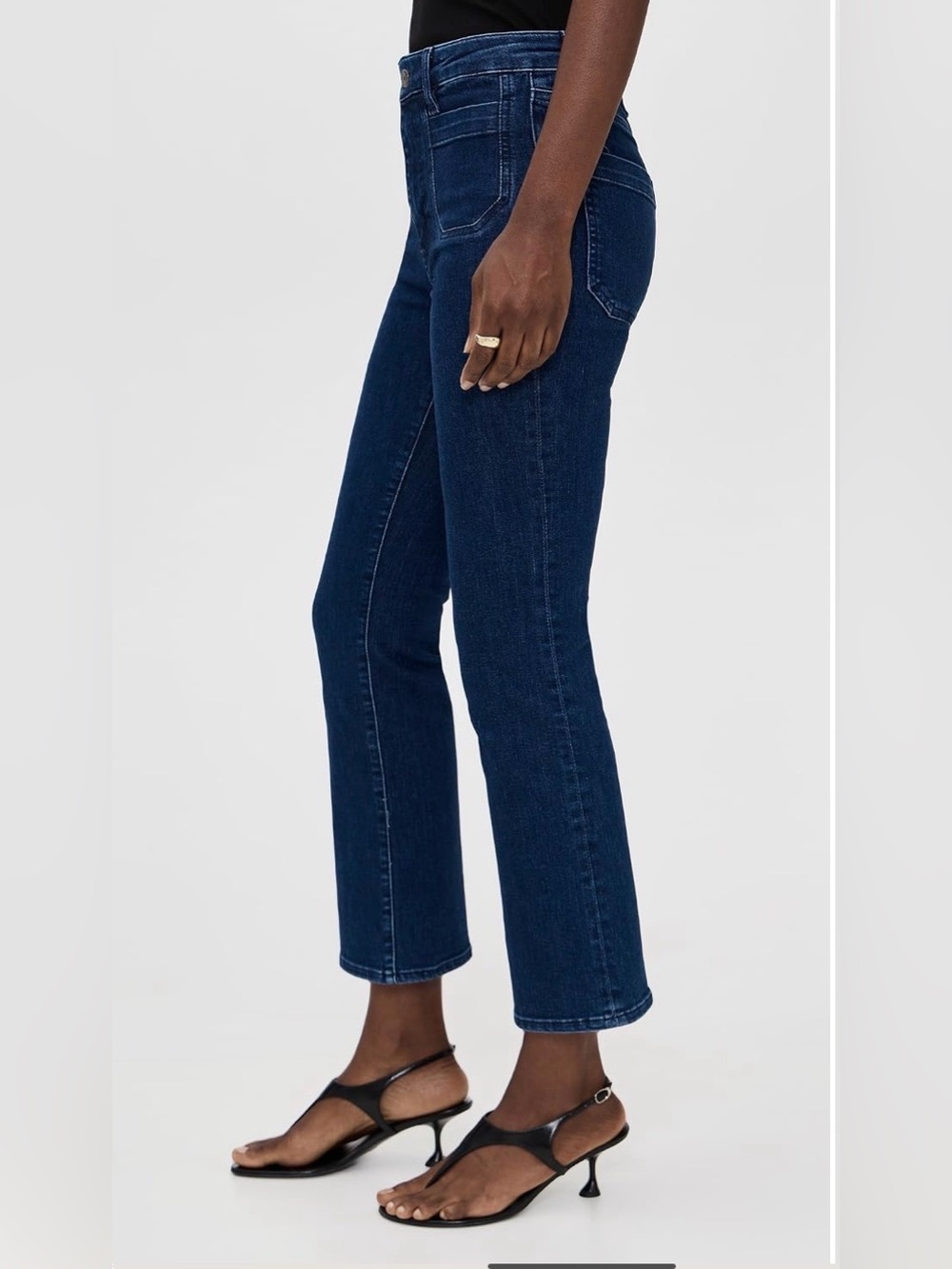 FRAME • Reboot High Rise Crop Modernist pocket Jeans in Jest size 26 - Picture 3 of 10
